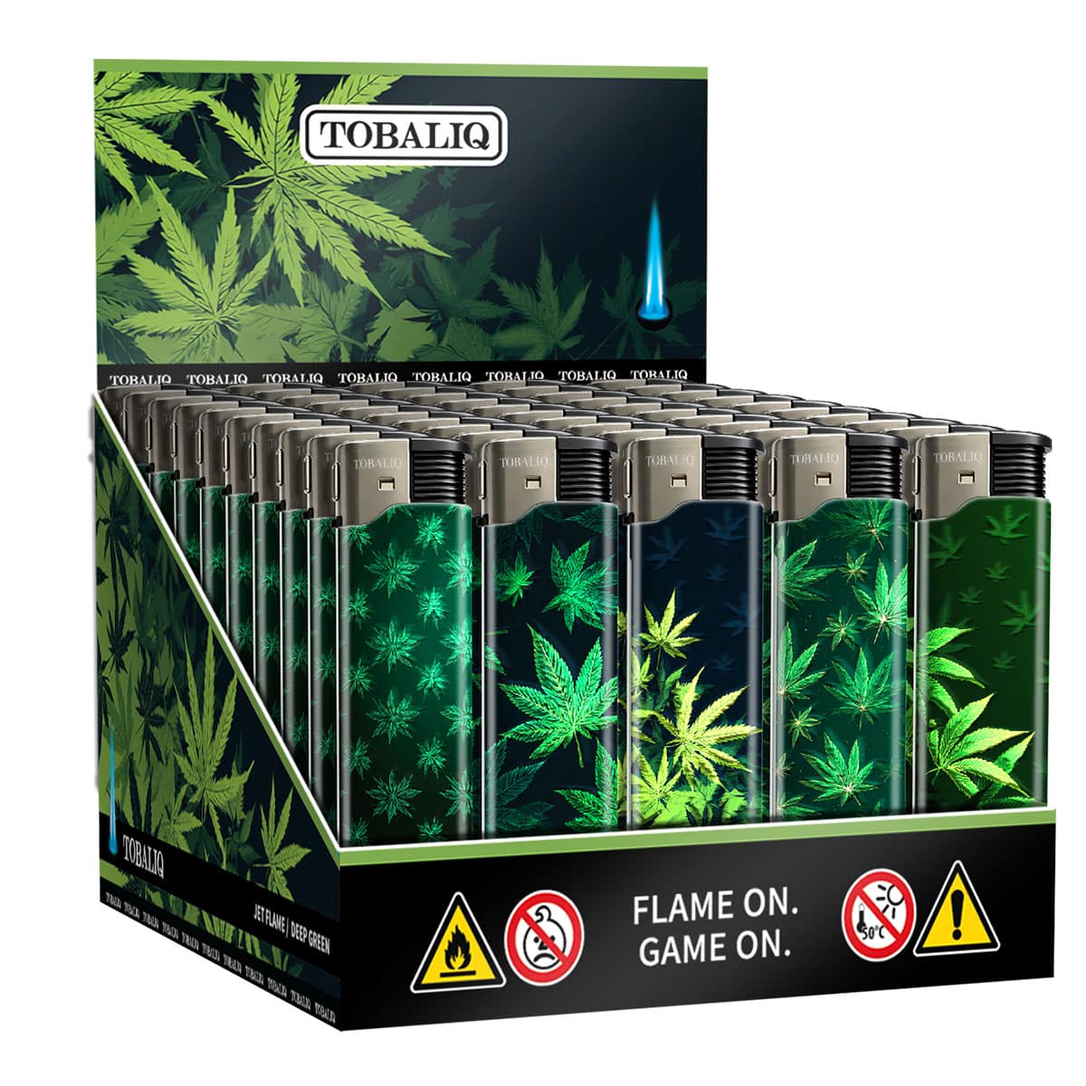 41776-d TOBALIQ, Jet Flame 3D Metallic, Feuerzeug, Jetflamme, Sturmfeuerzeug, nachfüllbar, Metalloptik, Piezo, Gasfeuerzeug, Qualität