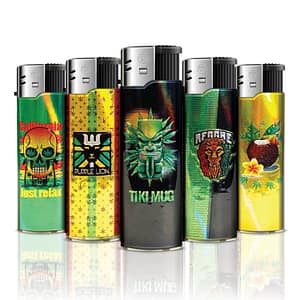TOBALIQ ALU-Motivfeuerzeug Rasta Paradise