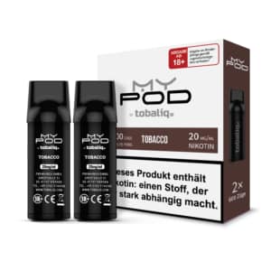 TOBALIQ MyPOD - 20mg - 2er Pack (2x600 Züge) - Tobacco