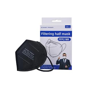 FFP2 Maske "SUMMIT", 1er Blister in 10er Box, schwarz