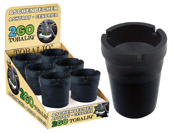 40747 Aschenbecher, Black, Schwarz,